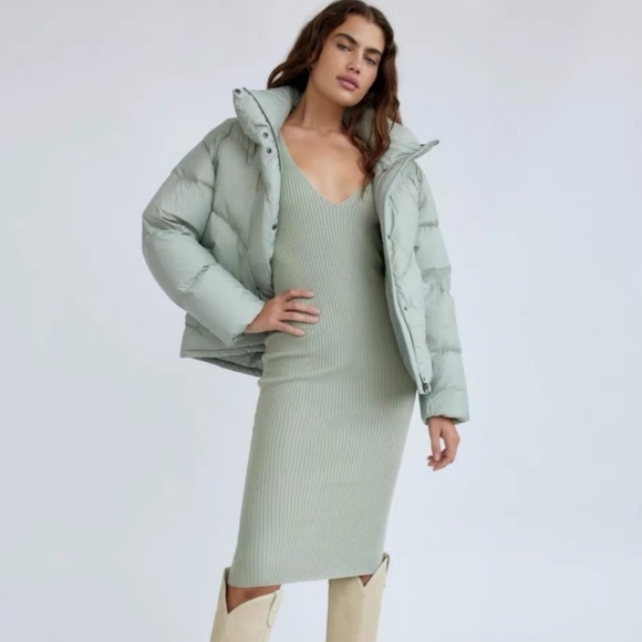 Aritzia Wilfred Sheffield Knit Dress - Picture 2 of 5